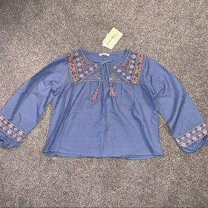NWT Boho Chic fashion top